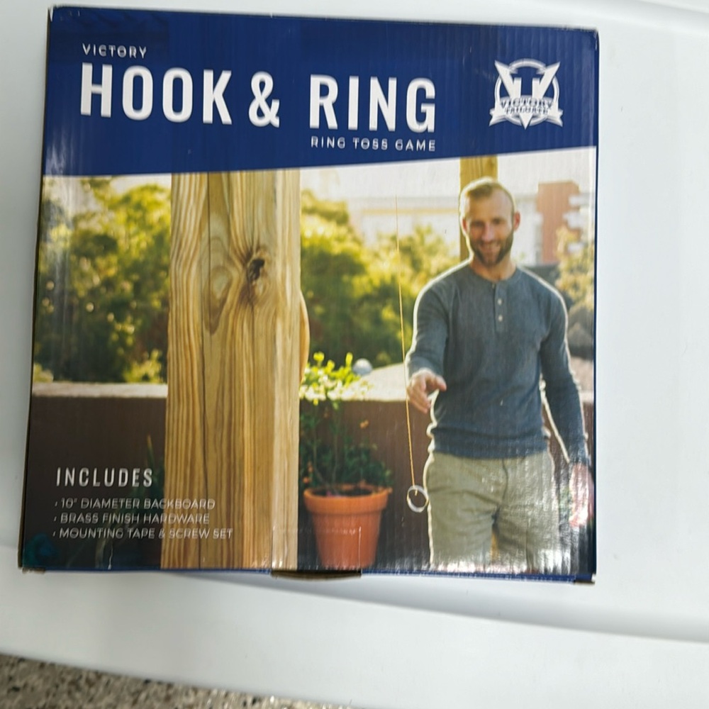 Victory hook, and Ring toss game